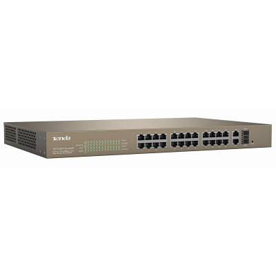 Switch PoE Web Smart 24 porte 10/100+2Gb+2SFP Combo 440W