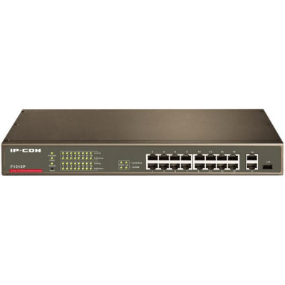 IP-COM F1218P 16-Port 10/100 PoE Web Smart Switch Managed L2