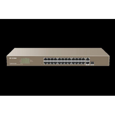 IP-COM F1226P 24FE+2GE/1SFP Web-smart PoE Switch 410W