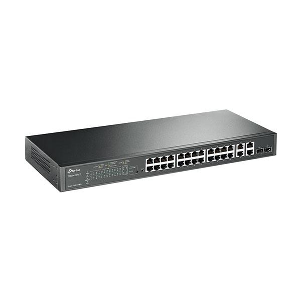 Switch managed L2 24 porte 10/100MBps PoE + 4 Gigabit/2 SFP