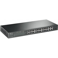 Switch managed L2 24 porte 10/100MBps PoE + 4 Gigabit/2 SFP