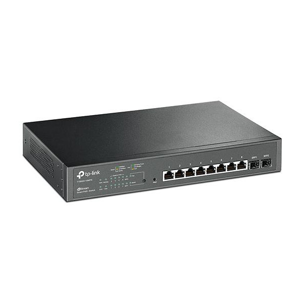 Switch managed L2 8 porte Gigabit PoE + 2 SFP - T1500G-10MBS