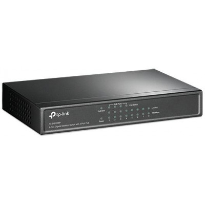 Desktop switch 8 porte gigabit 4 porte PoE 55W TL-SG1008P