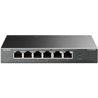 Switch Desktop 9 Porte 10/100Mbps di cui 8 PoE+ TL-SF1009P