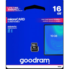 Micro SD card GoodRAM 16GB class 10 UHS I