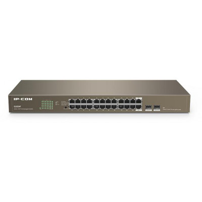 Switch Unmanaged 24 porte 10/100/1000Mbps + 2 SFP Gigabit