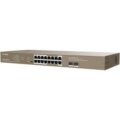 Switch Unmanaged 16GE+2 SFP a 16 porte 10/100Mbps