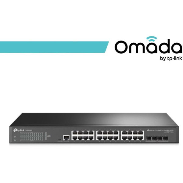 Omada Switch L2 Managed 24 Porte Gigabit 4 Slot SFP