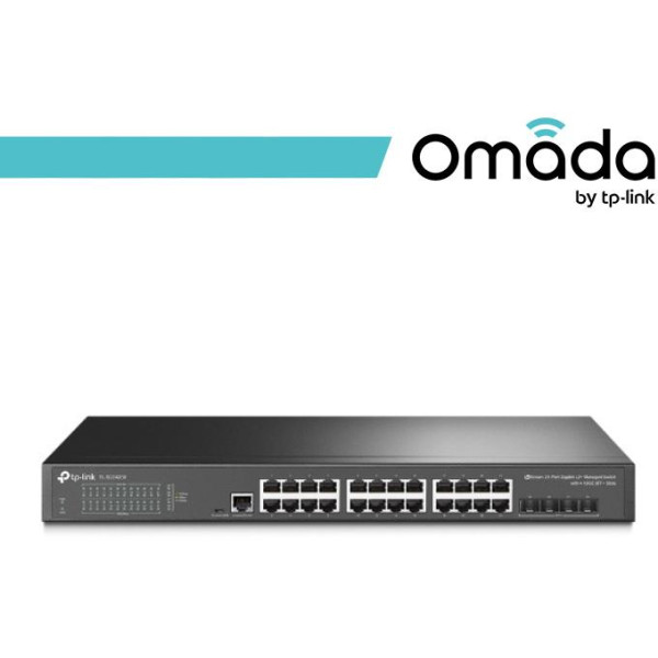 Omada Switch Managed L2+ 24 Porte Gigabit e 4 Slot SFP+ 10GE - SG3428X