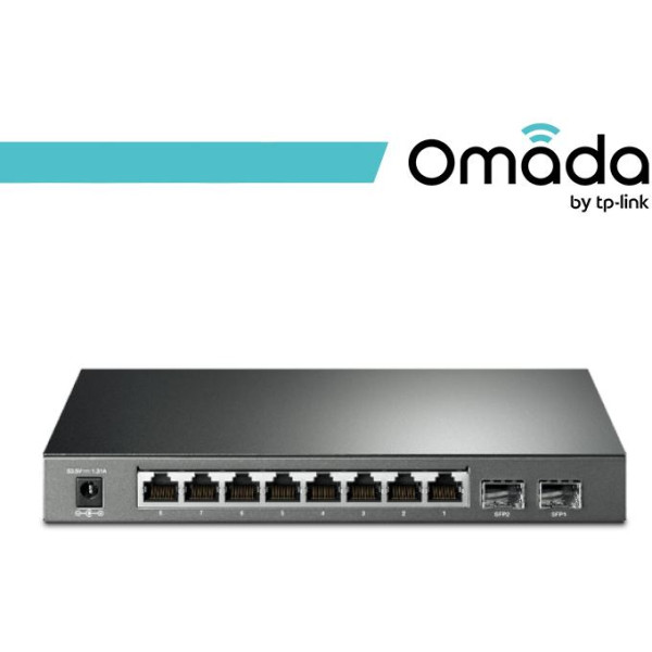 Omada Smart Switch JetStream Gigabit 8 Porte PoE+ 2 SFP - SG2210P