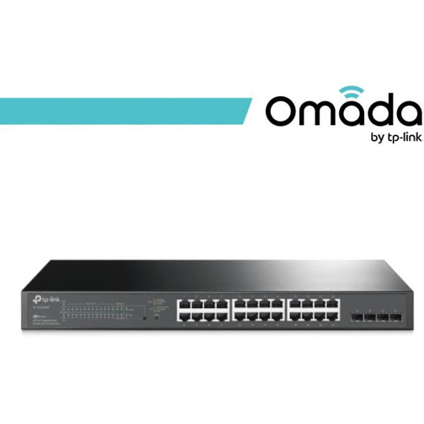 Omada Switch Smart 28 porte Gigabit di cui 24 PoE+ 250W