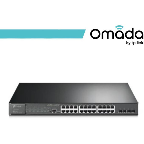 Omada Switch 24 Porte Gigabit PoE+ e 4 Slot SFP