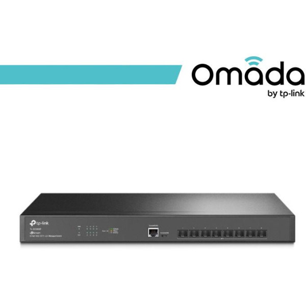 Omada Switch Managed Fibra L2+ 8 Porte 10GE SFP+ - SX3008F