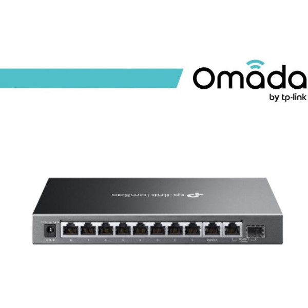 Omada Switch Easy Managed 10 Porte Gigabit con 8 porte PoE+ - ES210GMP