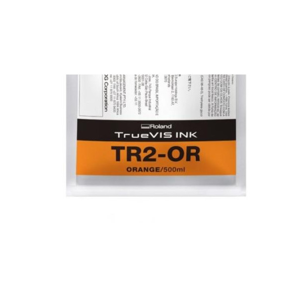 Orange Pigment Eco-Solvent Ink Bag Roland TrueVIS SG2,VG2,VF2,SG3,VG3500ML