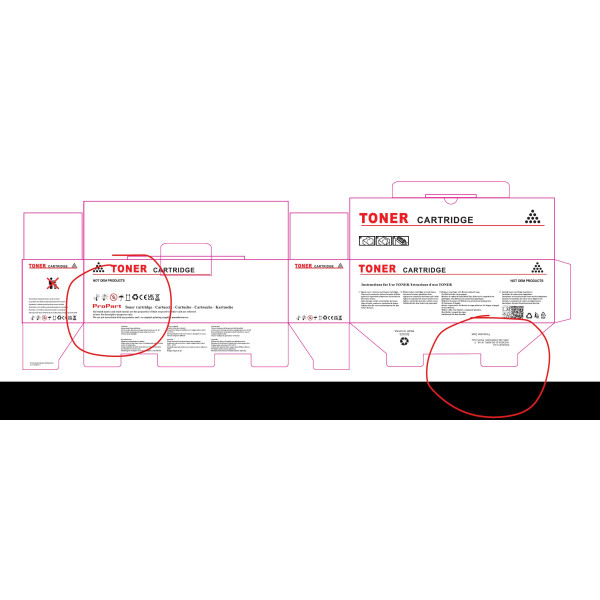 Neutral packaging - Universal box for BRTN2510 TN2510XL