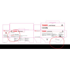 Neutral packaging - Universal box for BRTN2510 TN2510XL