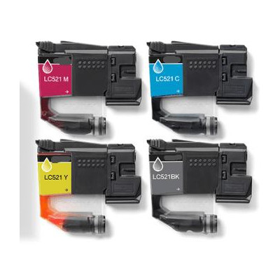 Cyan Compatible Cartridge DCP-J1260W/J1313DW/J1360DW/J1460DW-0.5KLC521C