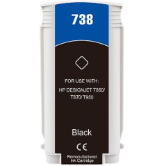 130ML Black Reman HP DesignJet T850,T870,XT870,XT950498N4A