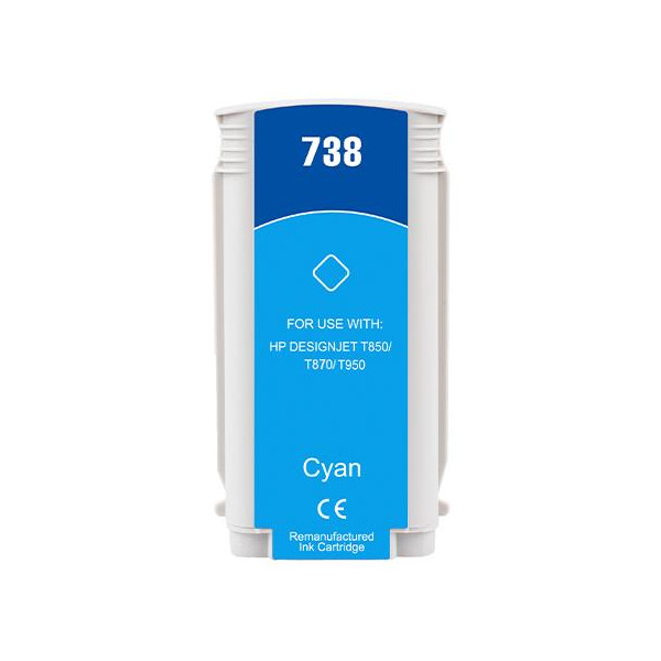 130ML Cyan Reman HP DesignJet T850,T870,XT870,XT950498N5A