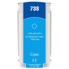 130ML Cyan Reman HP DesignJet T850,T870,XT870,XT950498N5A
