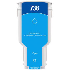 300ML Cyan Reman HP DesignJet T850,T870,XT870,XT950676M6A