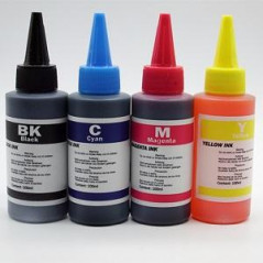 YELLOW  INK 100ml FOR HP LEXMARK CANON BROTHER 