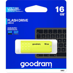 Pendrive GoodRAM 16GB UME2 yellow USB 2.0 - retail blister