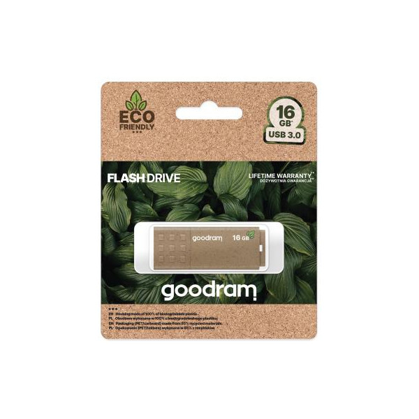 Pendrive GoodRAM 16GB UME3 GREEN USB 3.0 - retail blister