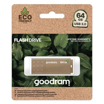 Pendrive GoodRAM 64GB UME3 GREEN USB 3.0 - retail blister