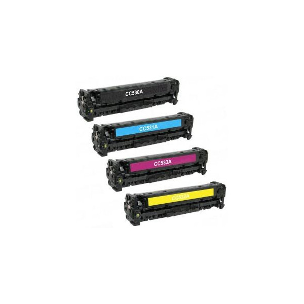 Black toner universal HP CC530A/CE410X/CF380A/X-3.5K