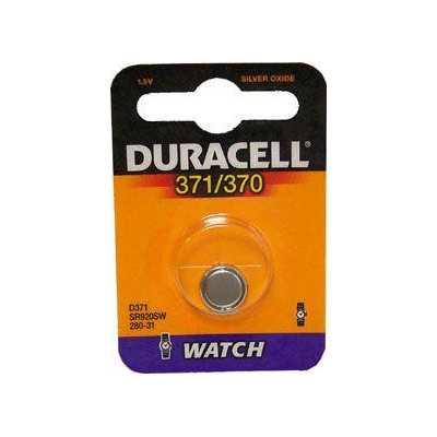 10 pile a bottone Duracell D371/370 1x 1,5volt - 10 blister