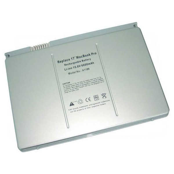A1189 - Batteria per Apple MacBook Pro 17 - 6300 mAh