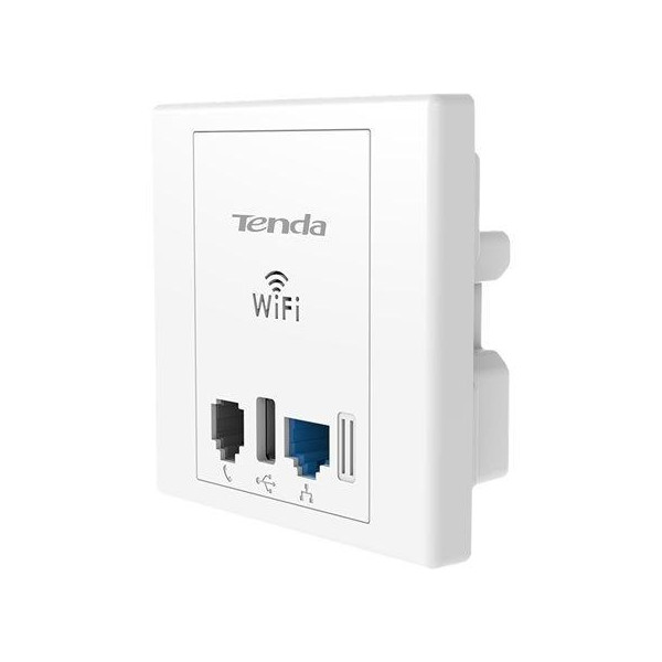 Wireless N300 Wall Plate Access Point con porta USB