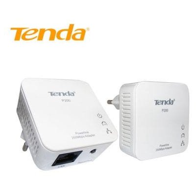 Tenda P200 Powerline Kit 2 Mini Adapter Up to 200Mbps