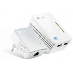 Kit 2 powerline WiFi 2.4 GHz AV600 2+1 porte LAN TL-WPA4220