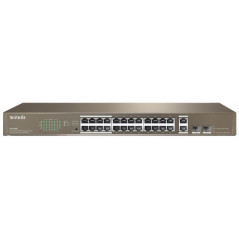 Tenda TEF1026F 2xGE/SFP 24 Porte Ethernet Unmanaged Switch