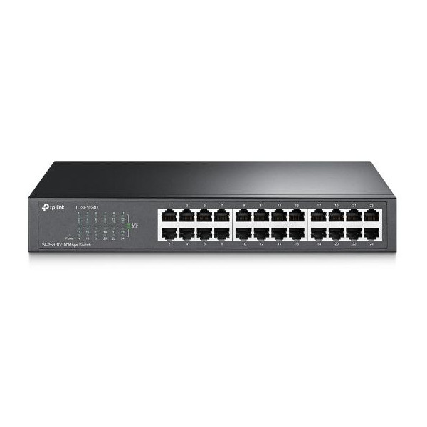 Switch desktop 24 porte 10/100Mbps in acciaio TL-SF1024D