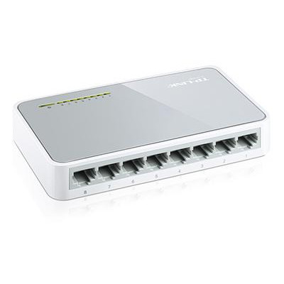 Switch desktop 8 porte 10/100 Mbps plug & play TL-SF1008D